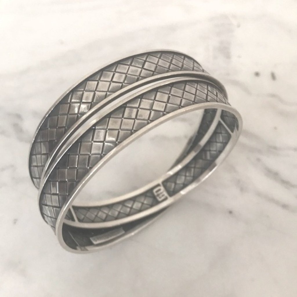 Sterling Silver Bracelet Bottega Veneta 550$